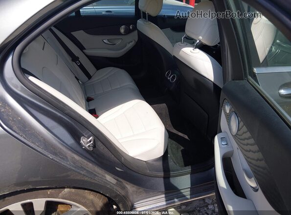 55SWF4JB4HU181891 2017 MERCEDES-BENZ C-CLASS Light Blue Widok naklejki z numerem VIN