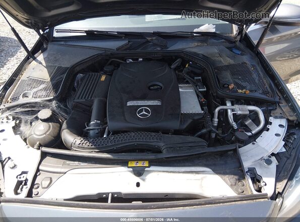 55SWF4JB4HU181891 2017 MERCEDES-BENZ C-CLASS Light Blue Widok z tyłu