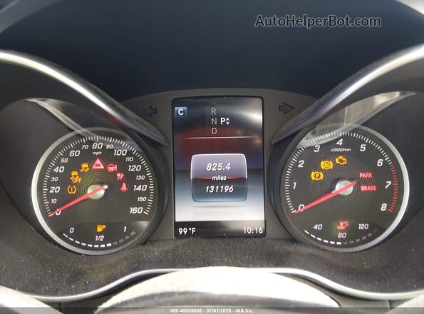 55SWF4JB4HU181891 2017 MERCEDES-BENZ C-CLASS Light Blue Widok tylnych siedzeń