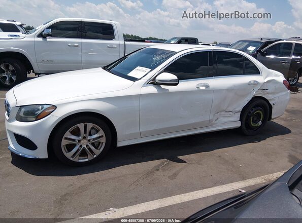 55SWF4JB4HU213402 2017 MERCEDES-BENZ C-CLASS White Vista interior de 360 grados