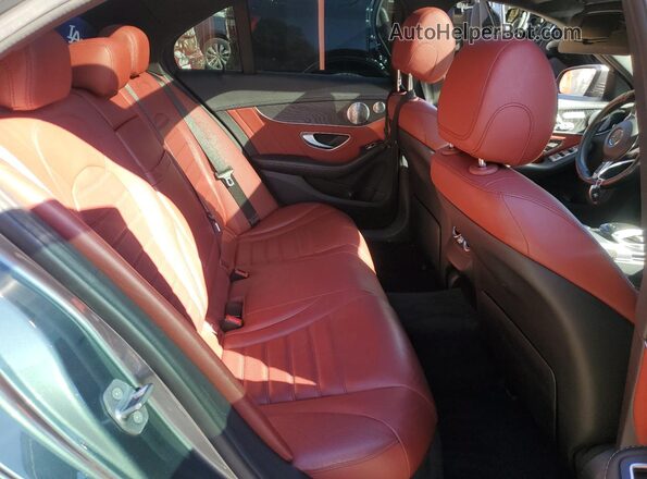 55SWF4JB4HU233861 2017 MERCEDES-BENZ C Серый Вид задних сидений