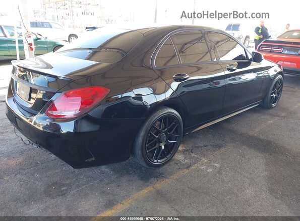 55SWF4JB4JU256157 2018 MERCEDES-BENZ C-CLASS Черный Задняя правая четверть