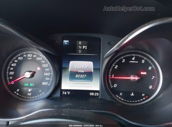 55SWF4JB4JU256157 2018 MERCEDES-BENZ C-CLASS Черный Вид задних сидений