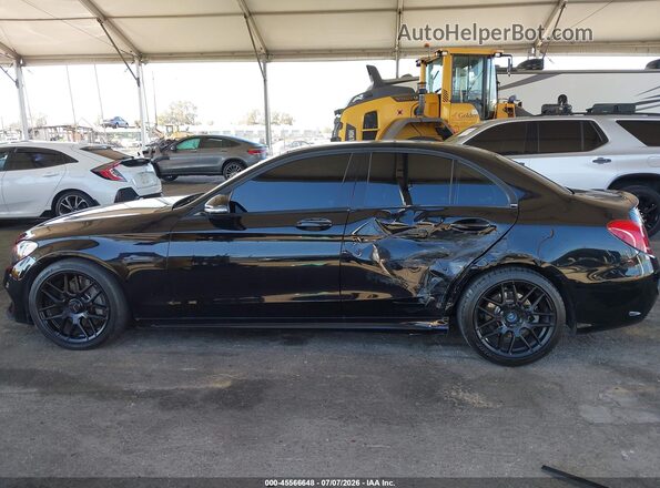 55SWF4JB4JU256157 2018 MERCEDES-BENZ C-CLASS Черный 