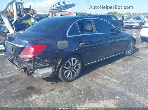 55SWF4JB4JU266526 2018 MERCEDES-BENZ C-CLASS Dark Blue Trasero derecho
