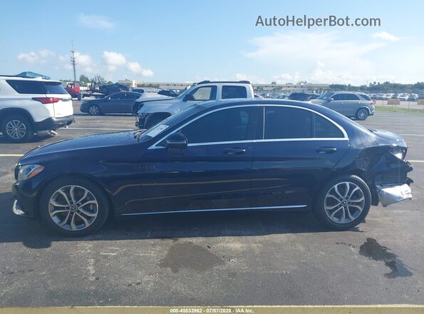 55SWF4JB4JU266526 2018 MERCEDES-BENZ C-CLASS Dark Blue Vista interior de 360 grados