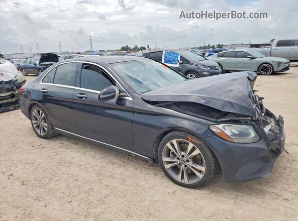 55SWF4JB4JU271080 2018 MERCEDES-BENZ C Черный Передняя правая четверть
