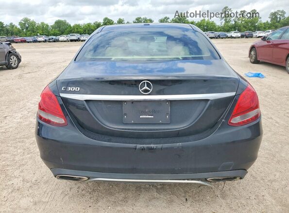 55SWF4JB4JU271080 2018 MERCEDES-BENZ C Черный Вид сзади