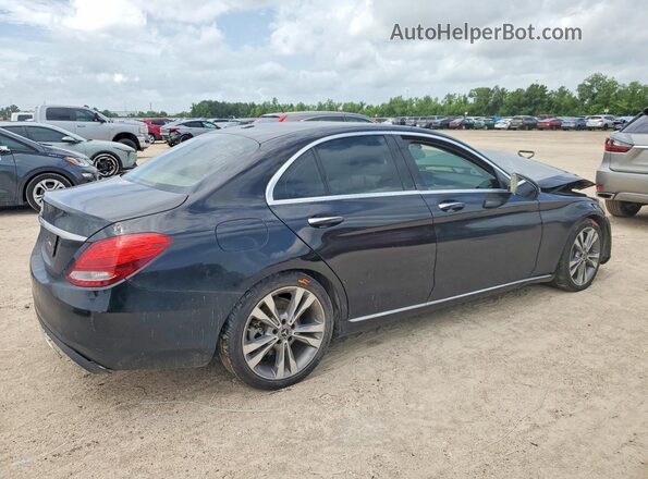 55SWF4JB4JU271080 2018 MERCEDES-BENZ C Черный Задняя правая четверть