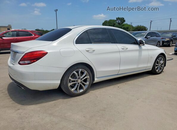 55SWF4JB5GU129765 2016 MERCEDES-BENZ C White Rear right