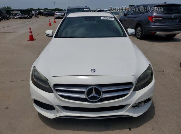 55SWF4JB5GU129765 2016 MERCEDES-BENZ C White Front view