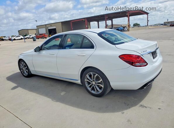 55SWF4JB5GU146212 2016 MERCEDES-BENZ C White Tył lewy