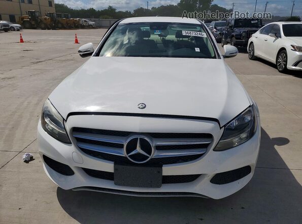 55SWF4JB5GU146212 2016 MERCEDES-BENZ C White Widok z przodu