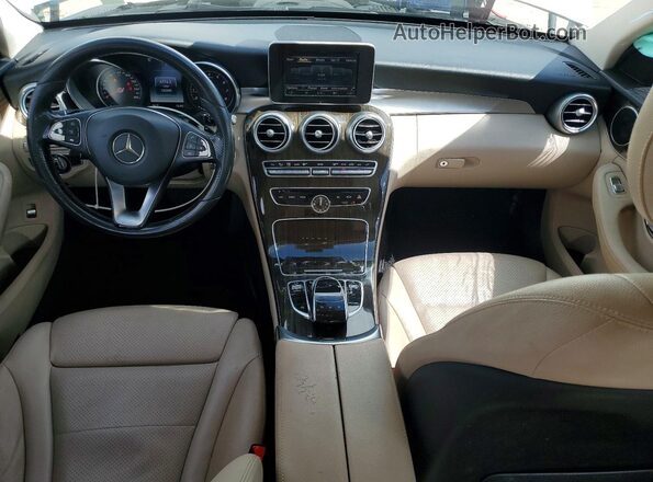 55SWF4JB5GU146212 2016 MERCEDES-BENZ C White Widok deski rozdzielczej