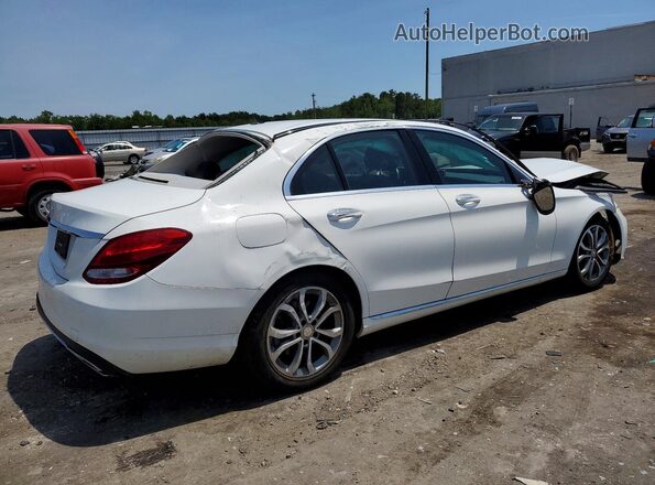 55SWF4JB5GU148462 2016 MERCEDES-BENZ C White Հետևի աջ