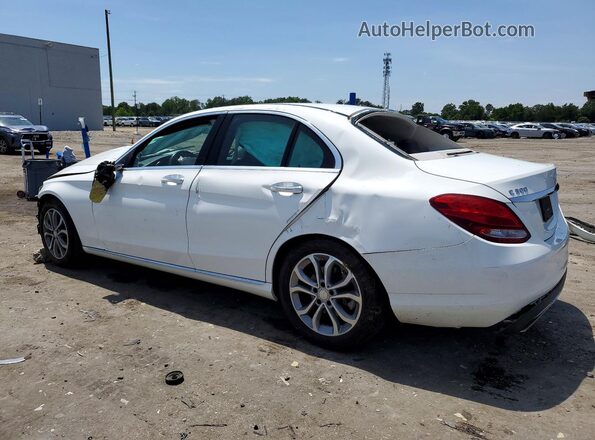 55SWF4JB5GU148462 2016 MERCEDES-BENZ C White Հետևի ձախ