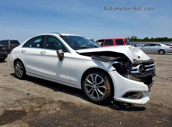 55SWF4JB5GU148462 2016 MERCEDES-BENZ C White Առջևի աջ