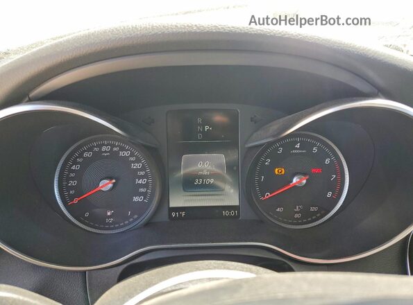 55SWF4JB5GU176889 2016 MERCEDES-BENZ C White Widok zestawu wskaźników