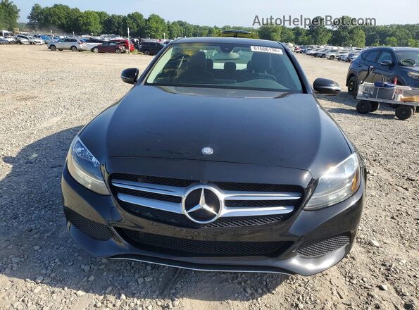 55SWF4JB5GU178593 2016 MERCEDES-BENZ C Black Դիմացի տեսք