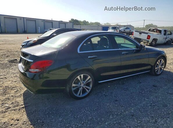 55SWF4JB5GU178593 2016 MERCEDES-BENZ C Black Հետևի աջ