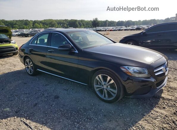 55SWF4JB5GU178593 2016 MERCEDES-BENZ C Black Առջևի աջ