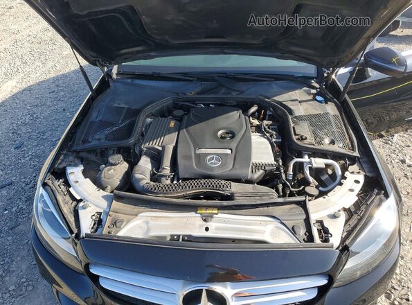 55SWF4JB5GU178593 2016 MERCEDES-BENZ C Black Սալոնի հետևի տեսք