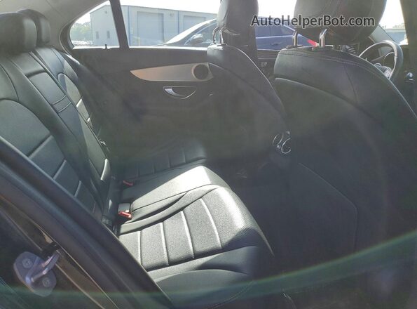 55SWF4JB5GU178593 2016 MERCEDES-BENZ C Black Հետևի նստատեղերի տեսք