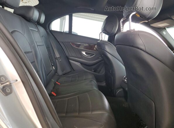 55SWF4JB5HU222299 2017 MERCEDES-BENZ C Серый Вид задних сидений