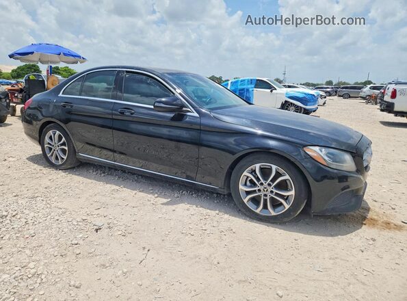 55SWF4JB5JU246804 2018 MERCEDES-BENZ C Black Front right