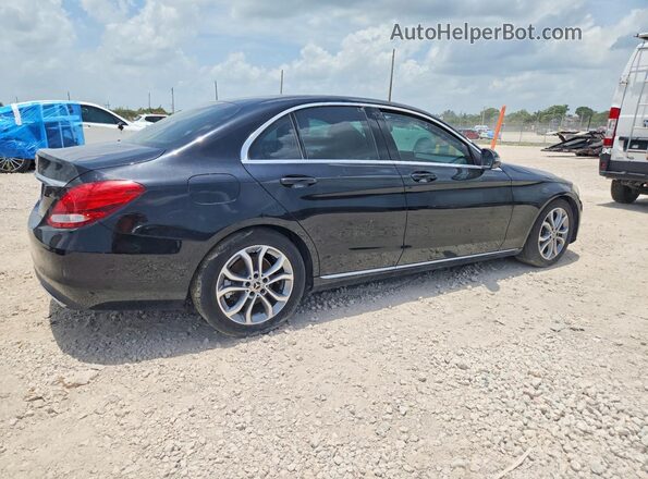 55SWF4JB5JU246804 2018 MERCEDES-BENZ C Black Rear right