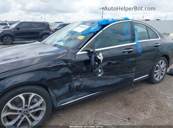 55SWF4JB5JU261156 2018 MERCEDES-BENZ C-CLASS Black წინა ხედი