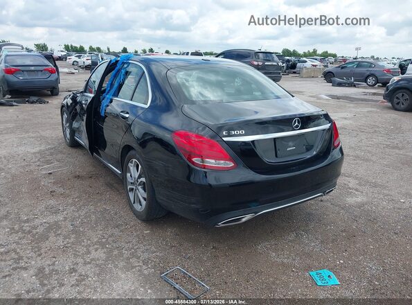 55SWF4JB5JU261156 2018 MERCEDES-BENZ C-CLASS Black უკანა მარცხენა