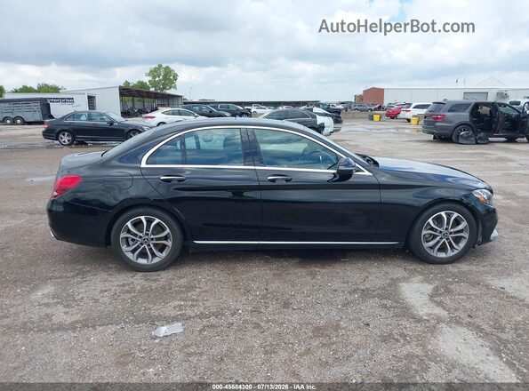 55SWF4JB5JU261156 2018 MERCEDES-BENZ C-CLASS Black უკანა სალონის ხედი