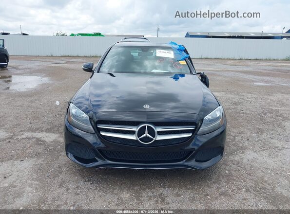 55SWF4JB5JU261156 2018 MERCEDES-BENZ C-CLASS Black ხელსაწყოთა პანელის ხედი