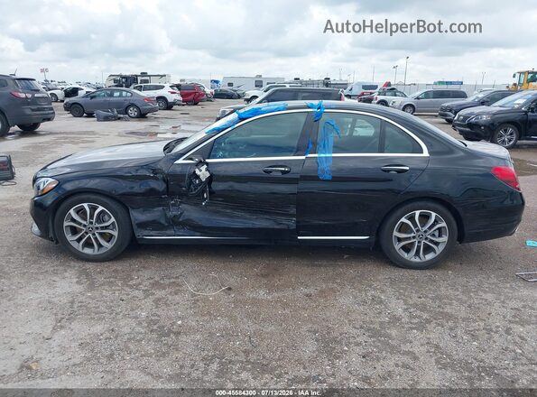 55SWF4JB5JU261156 2018 MERCEDES-BENZ C-CLASS Black სალონის 360-გრადუსიანი ხედი