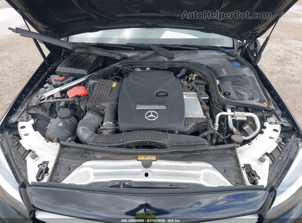 55SWF4JB5JU261156 2018 MERCEDES-BENZ C-CLASS Black უკანა ხედი