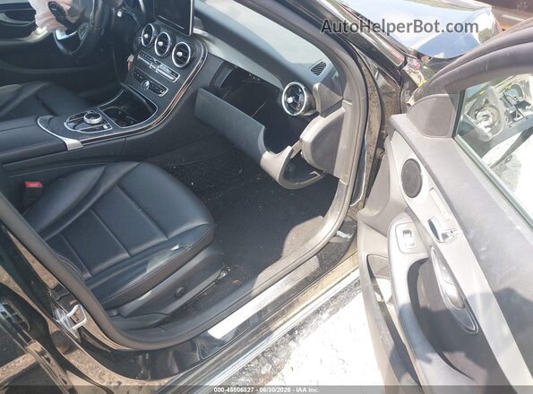 55SWF4JB5JU268737 2018 MERCEDES-BENZ C-CLASS Black Front interior view