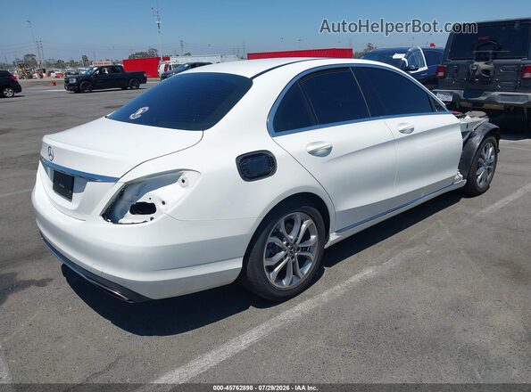 55SWF4JB5JU273324 2018 MERCEDES-BENZ C-CLASS White Trasero derecho