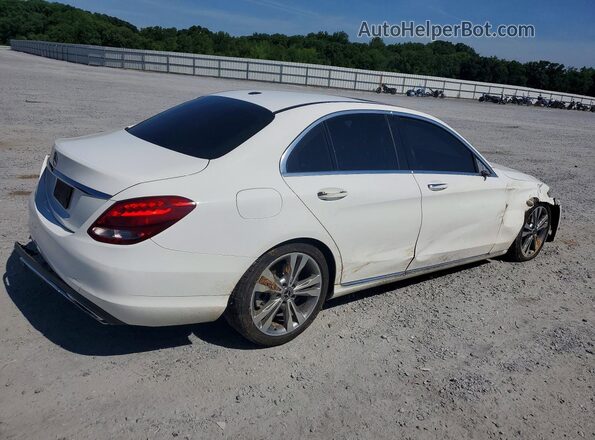 55SWF4JB5JU277888 2018 MERCEDES-BENZ C White Rear right