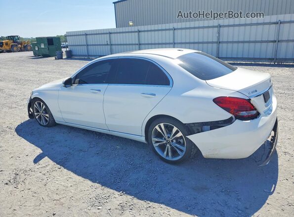 55SWF4JB5JU277888 2018 MERCEDES-BENZ C White Rear left