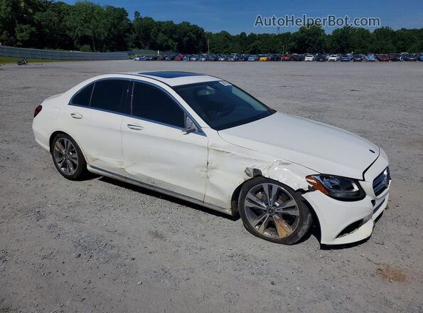 55SWF4JB5JU277888 2018 MERCEDES-BENZ C White Front right