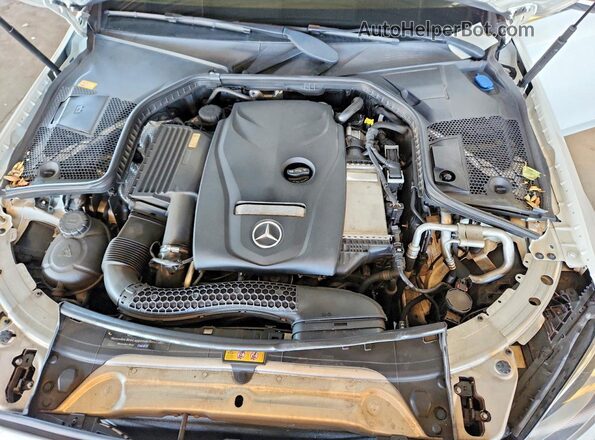 55SWF4JB6GU106365 2016 MERCEDES-BENZ C White Rear interior view