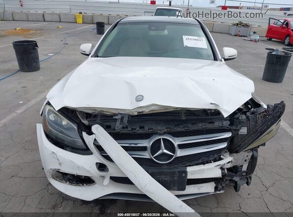 55SWF4JB6GU158224 2016 MERCEDES-BENZ C-CLASS White Vista del cuadro de instrumentos