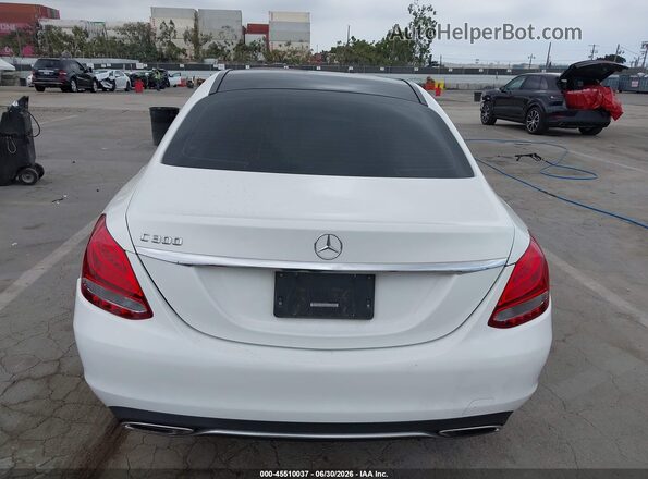 55SWF4JB6GU158224 2016 MERCEDES-BENZ C-CLASS White 