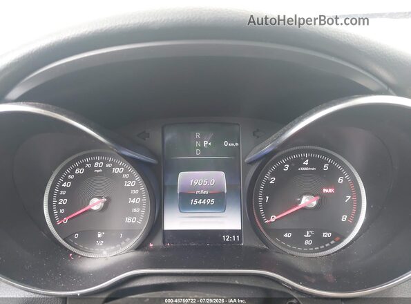 55SWF4JB6HU197350 2017 MERCEDES-BENZ C-CLASS Black Vista de los asientos traseros