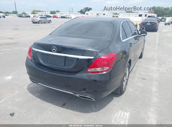 55SWF4JB6HU197350 2017 MERCEDES-BENZ C-CLASS Black Trasero derecho