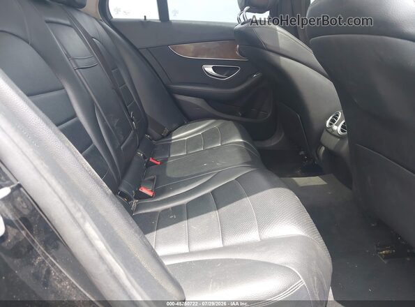 55SWF4JB6HU197350 2017 MERCEDES-BENZ C-CLASS Black Vista de la etiqueta del VIN