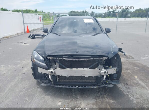 55SWF4JB6HU197350 2017 MERCEDES-BENZ C-CLASS Black Vista interior trasera
