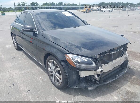 55SWF4JB6HU197350 2017 MERCEDES-BENZ C-CLASS Black 