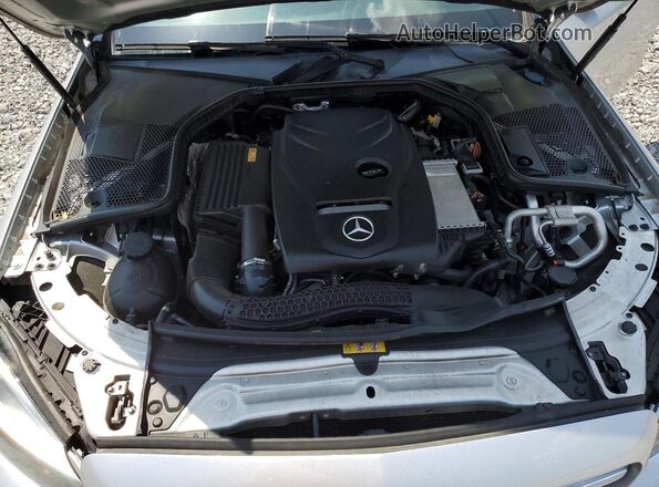 55SWF4JB6HU212588 2017 MERCEDES-BENZ C Silver Widok wnętrza z tyłu